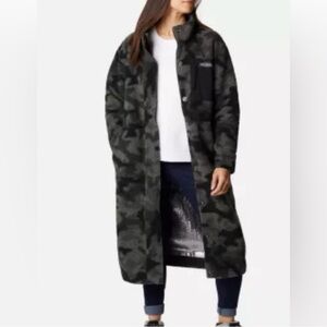 Columbia Camouflage Long Coat